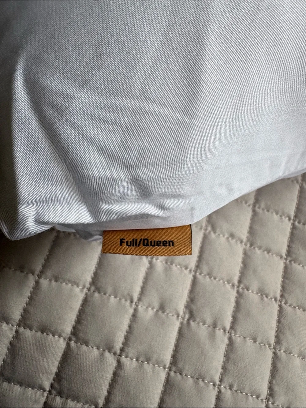 Like New Bamboo Duvet Cover Set - Full/Queen, White
